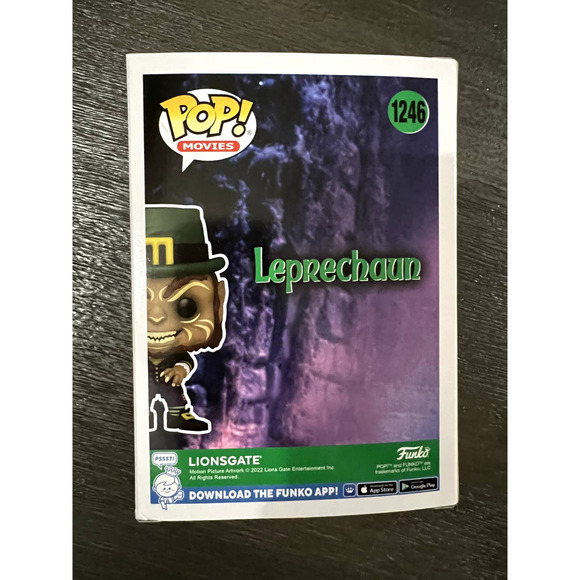 Funko Pop Horror Leprechaun with Flashlight GLOW FYE Exclusive - Picture 3 of 7